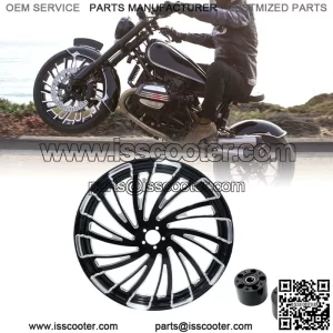 23" Front Wheel Rim Dual Disc Hub Fit For 08-23 Harley Touring Road King non ABS (For: Harley-Davidson)