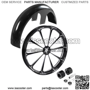 26" Front Wheel Rim Hub Dual & Front Fender Fit For Harley Street Glide 08-23 (For: Harley-Davidson)