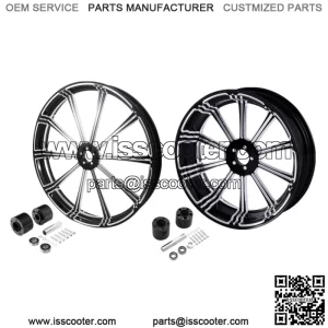 26" Front 18" Rear Wheel Rim w/ Dual Hub Fit For Harley Street Road Glide 08-23 (For: Harley-Davidson)