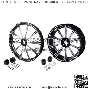 26" Front 18" Rear Wheel Rim w/ Single Hub Fit For Harley Touring Glide 08-23 (For: Harley-Davidson)