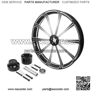 26"x3.5" Front Wheel Rim Hub Single Disc Fit For Harley Touring Road Glide 08-23 (For: Harley-Davidson)