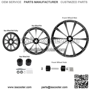 30" Front 18" Rear Wheel Rim Hub Sprocket Fit For Harley Electra Glide 08-23 (For: Harley-Davidson)