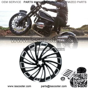 30" Front Wheel Rim Hub Single Disc For Harley Touring Road King Non ABS 08-23