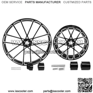 30" Front & 18" Rear Wheel Rim Single Hub Fit For Harley Road King Glide 08-23