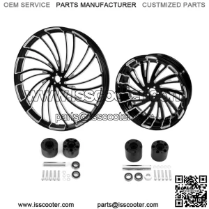 30" Front 18" Rear Wheel Rim Dual Disc Hub Fit For Harley Road King Glide 08-23 (For: Harley-Davidson)