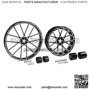 30" Front 18" Rear Wheel Rim Dual Hub Fit For Harley Touring 2008-2023 non ABS (For: Harley-Davidson)