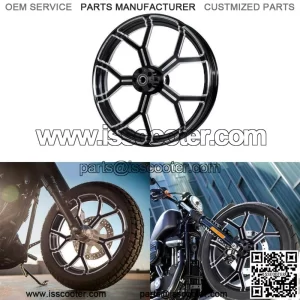 30" Front Wheel Rim Dual Disc Wheel Hub For Harley Touring Road Glide 2008-2023