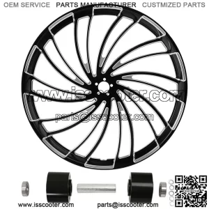 30" Front Wheel Rim Hub Dual Disc Fit For Harley Touring Road Glide 2008-2023 22 (For: Harley-Davidson)