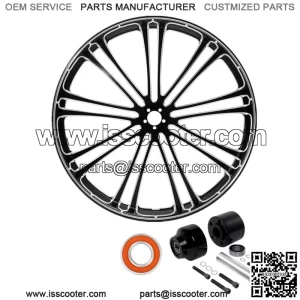 30" Front Wheel Rim Single Disc Hub Fit For Harley Touring Road Glide 08-23 ABS (For: Harley-Davidson)