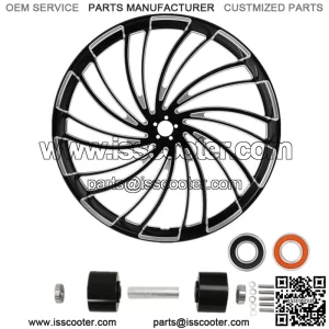 30" Front Wheel Rim w/ Hub Dual Disc Fit For Harley Road Street Glide 08-23 ABS (For: Harley-Davidson)