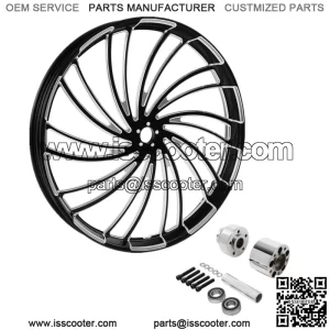 32" Front Wheel Rim Chrome Hub Single Disc Fit For Harley Street Glide 2008-2023 (For: Harley-Davidson)