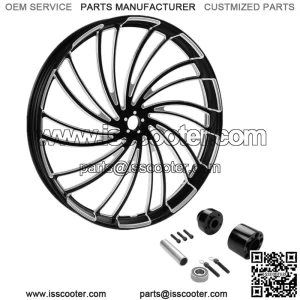32"X3.5" Front Wheel Rim Single Disc Hub Fit For Harley Touring Road Glide 08-23