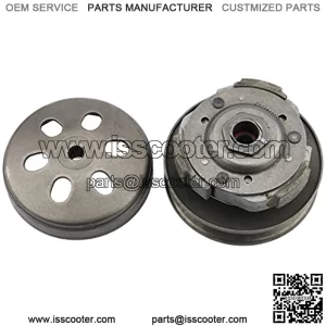 Complete Clutch Assy Rear Clutch Set Replacement for 4 Stroke GY6 125cc 150cc 152QMI 157QMJ Engine Scooter ATV Mopeds Go Karts Buggies Dirt Bikes