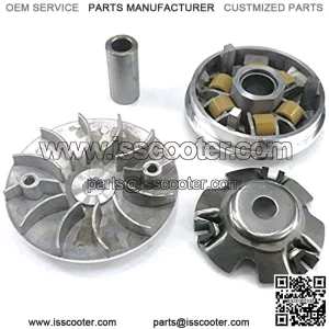 Variador de Motocicleta Conjunto con Embrague de Ventilador de Rodillos para GY6 125 150cc Scooter Motor MOGEED Piezas DE Kart para la Moto