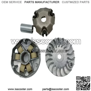 Licai QS125T-2 driving wheel front pulley drive disc clutch assembly for scooter