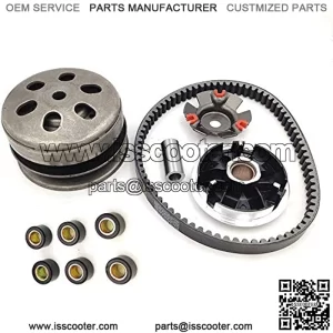 Gy6 150cc high performance clutch setinclude clutch Assembly and Variator Assembly with 842 belt, fit for GY6 125cc And 150cc 4-Stroke Engine Scooter ATV Taotao Roketa Sunl