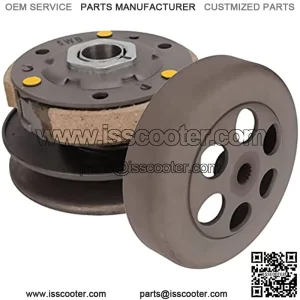 Driven Wheel Assembly, Motorcycle Clutch Drive Pulley Driven Wheel Assembly with Cap Replacement for JOG 100 149 Other Accessories
