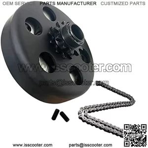 Go Kart/Mini Bike Clutch 5/8 Bore #35 Chain 11 Tooth Wish 35 Chain - by Scooter Parts Palace