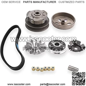 Gy6 150cc clutch setinclude clutch Assembly and Variator Assembly with 842 belt, fit for GY6 125cc And 150cc 4-Stroke Engine Scooter ATV Taotao Roketa Sunl
