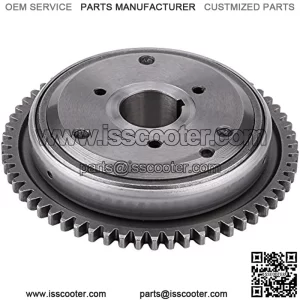 Starter Drive Clutch Primary Starter Drive Sprag Clutch Assembly for Scooter Moped GY6/125CC/150CC/152QMI/157QMJ/ATV 60 Tooth Gear 20 Sprags