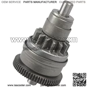 Starter Motor Clutch Gear Bendix for GY6 49cc 50cc 139QMB Scooter Moped ATV