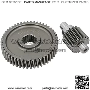 High Performance GY6 49cc 50cc Chinese Scooter Racing Final Drive Gear Set 139QMB 1P39QMB Moped ATV Go Kart (17T/49T)