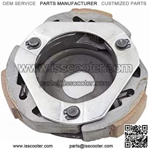 Motorcycle Clutch Pad Fit for GY6 125Cc 150Cc 152QMI 157QMJ Moped Scooter ATV Taotao Spare Parts Motorcycle Driven Wheel Clutch Block Centrifugal Shoes