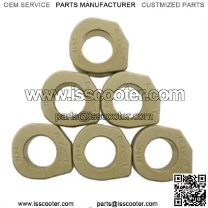 Variator Sliding Weights, Dr. Pulley, 24mm x 18mm, 250cc Honda Helix