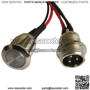 3 Pin Self Balancing Hoverboard Charging Port Power Button Repair Parts