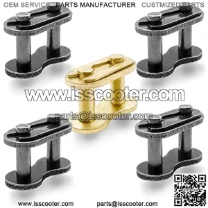 #420 Chain master link 4 PC,420 drive chain master link Gold 1 PC-420 Master Connector for Dirt Bike Pit ATV Quad Buggy- 420 connecting link BY Epromiseparts