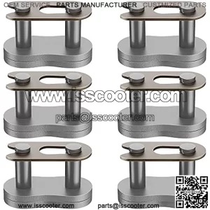 420 Chain Master Link Roller Chain Connector Link for 90cc 110cc 125cc Pit Dirt Bike ATV Quad Buggy Currency Master Link Joint Parts