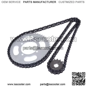 Pi trasero de 48 / 15T 48/15 + cadena para motos de cross T8150 Pi trasero de 48 dientes