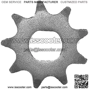 T8F 9T Chain Sprocket Fits for Mini Pocket Dirt Bike Electric Scooter