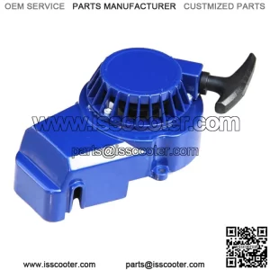 Arrancador de Arranque de Retroceso de Metal para 43cc / 47cc / 49cc Dirt Bike  - Azul  Arrancador de arranque de motocicleta