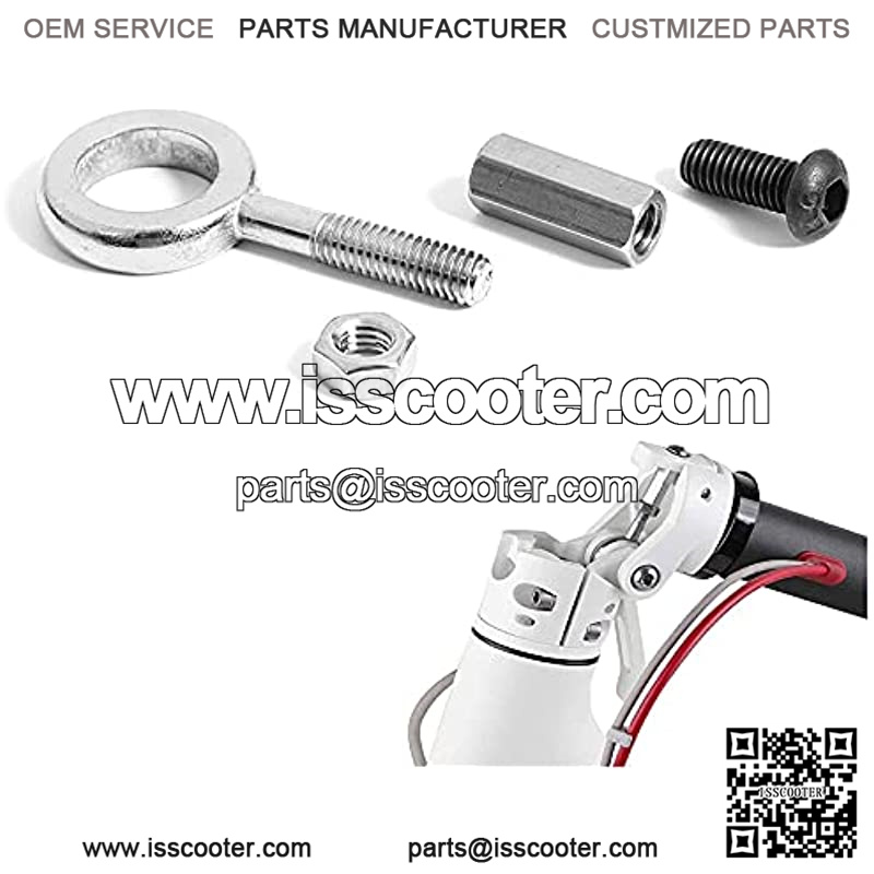 FEC Scooter Replacement Hinge Bolt Repair Hardened Steel Lock Fixed Bolt Screw Folding Hook Compatible for Xiaomi MIJIA M365 Scooter Parts