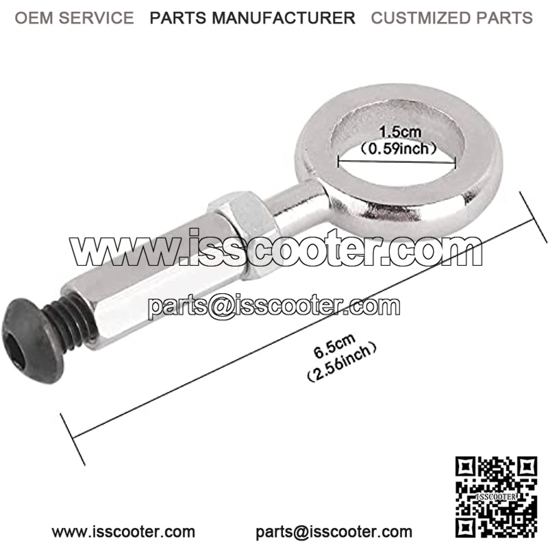 FEC Scooter Replacement Hinge Bolt Repair Hardened Steel Lock Fixed Bolt Screw Folding Hook Compatible for Xiaomi MIJIA M365 Scooter Parts - Image 4