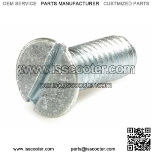 Screw cover bearing crankshaft M6x16 mm, (slotted screw), flat head  12mm, clutch side