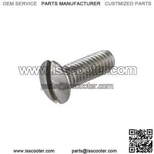 Screw headlamp rim M4x10 mm, raised head, slot, CASA LAMBRETTA