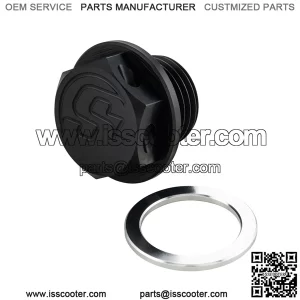 Screw oil drain M16x1,5 mm, hexagonal with flange