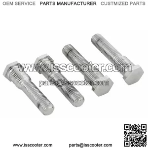 Stud Kit brake drum, for tubeless rim M8x40mm/ M10x1 mm, hexagonal,