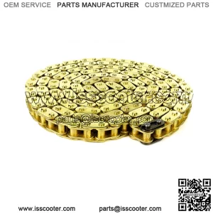 UK 8mm T8F Gold,Steel Mini Moto Bike DRIVE CHAIN Split Break Link 1m 2m 3m 4m 5m