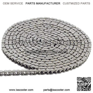 25H Heavy Duty Chain 3 FT with 1 Connecting Link, for Scooter, Mini Bike, GoKart