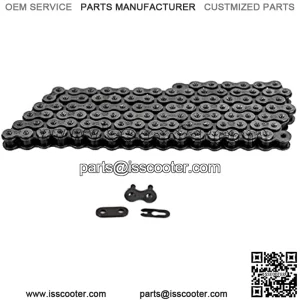 420 Motorcycle Chain 120-Link with 1 Master Link Perfect for Go Kart Mini Bikes