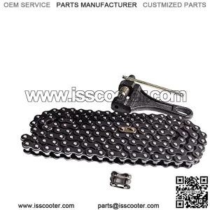 420 Chain 132 Links with Chain Breaker for 50cc 70cc 90cc 110cc 125cc ATVs Dirt Bike Go Kart Mini Bike Scooter Pit Bike Quad