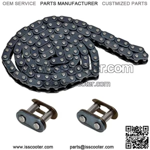 T8F - Cadena de pi con eslabmaestro de repuesto para 2 tiempos, 47 cc y 49 cc