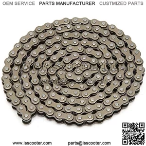 Motorcycle Chain, Akozon 25H 158Links Stainless Steel Chain Fits for 47cc 49cc Pocket Bike Mini Quad ATV Scooter 158Links Chain