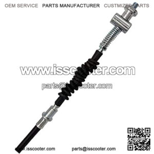 63" Rear Drum Brake Cable for 196cc 200cc 5.5HP 6.5HP Coleman Trail CT200U CT200U-EX BT200X MB200 Heat Warrior Mini Bike ATV Scooter Dirt Bike