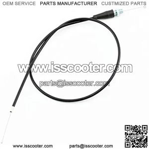 130cm 50inch Throttle Cable Compatible with 50cc-70cc 90cc 110cc 125cc 140cc 150cc 190cc 200cc 250cc 4-Stroke Engine Motorcycle ATV Quad Scooter Go Kart Moped Pit Dirt Racing Pocket Mini Bike