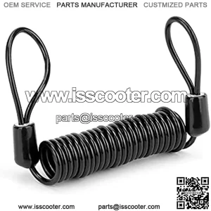 Reminder Cable,Disc Lock Cable, Lock Dual Loop Safety Cable for Scooter Motorcycle Bike Brake Disc, Lock Reminder Cable