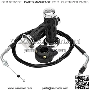Throttle Twist Grip Set 78" Scooter Throttle Cable for GY6 50cc, 80cc, 125c, 150cc QMB139 157QMJ Jonway Roketa Nst Taotao Vip Future Champion Wildfire Chinese Scooter Moped Parts